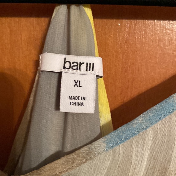 NWT XL bar lll “Sky Dream” pleated thin adjustable straps dress - Picture 2 of 8